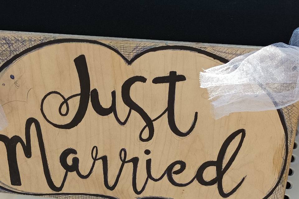 Just married