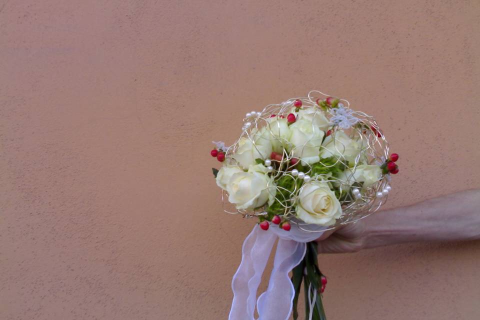 Bouquet  con struttura