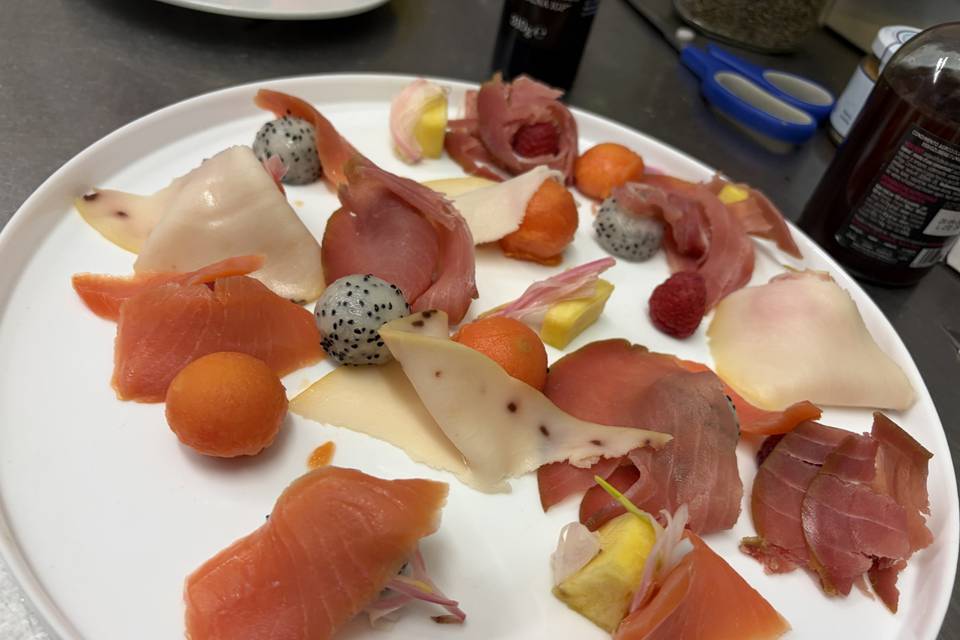 Selezione di marinati di mare