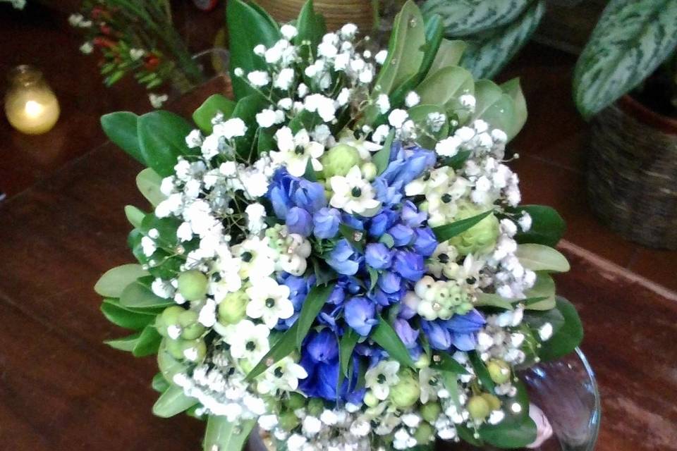 Bouquet con genziana