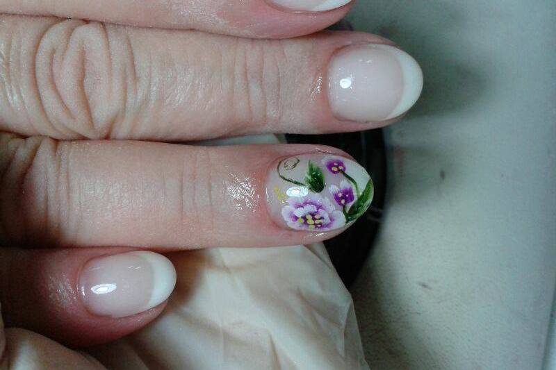 Gel con decori in micropittura