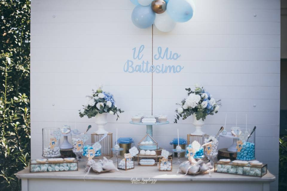 Sweet table battesimo