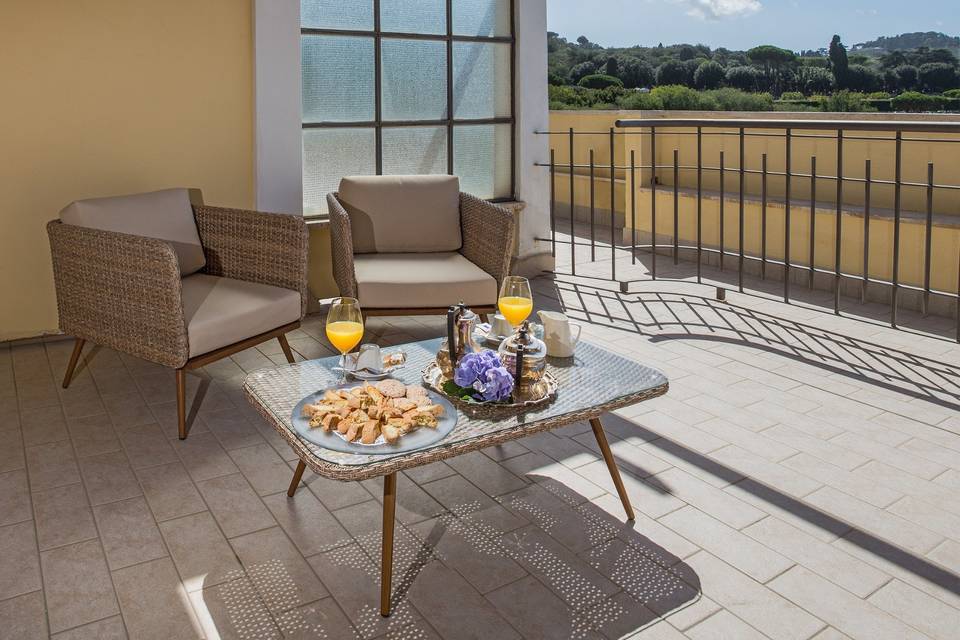 Colazione in terrazza