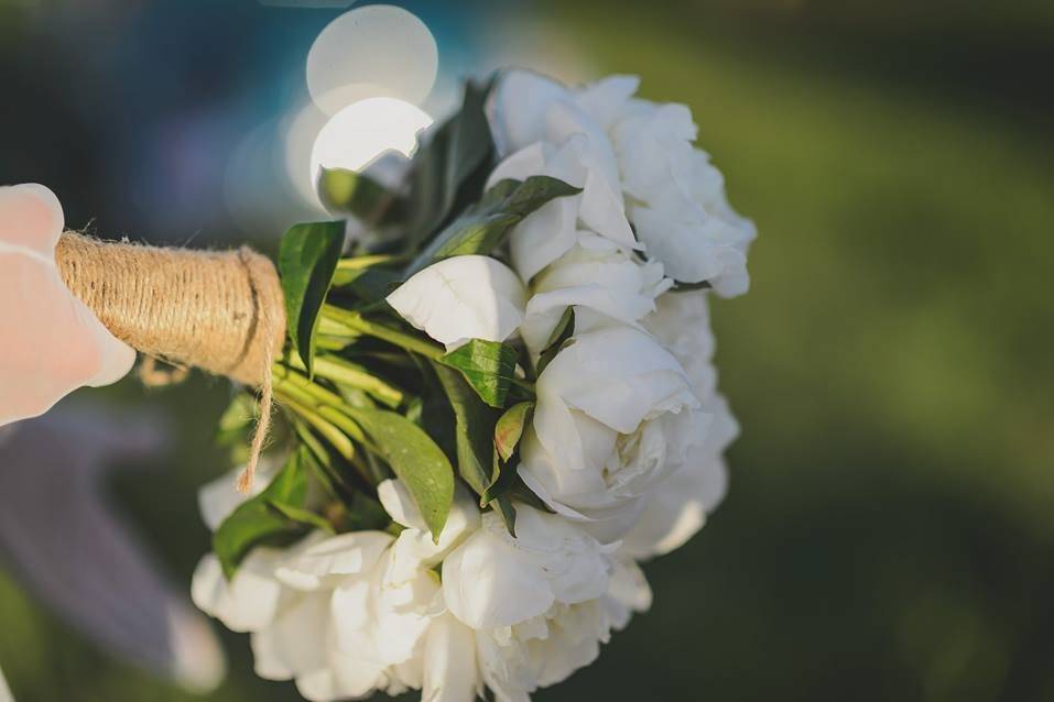 Bouquet di meravigliose peonie