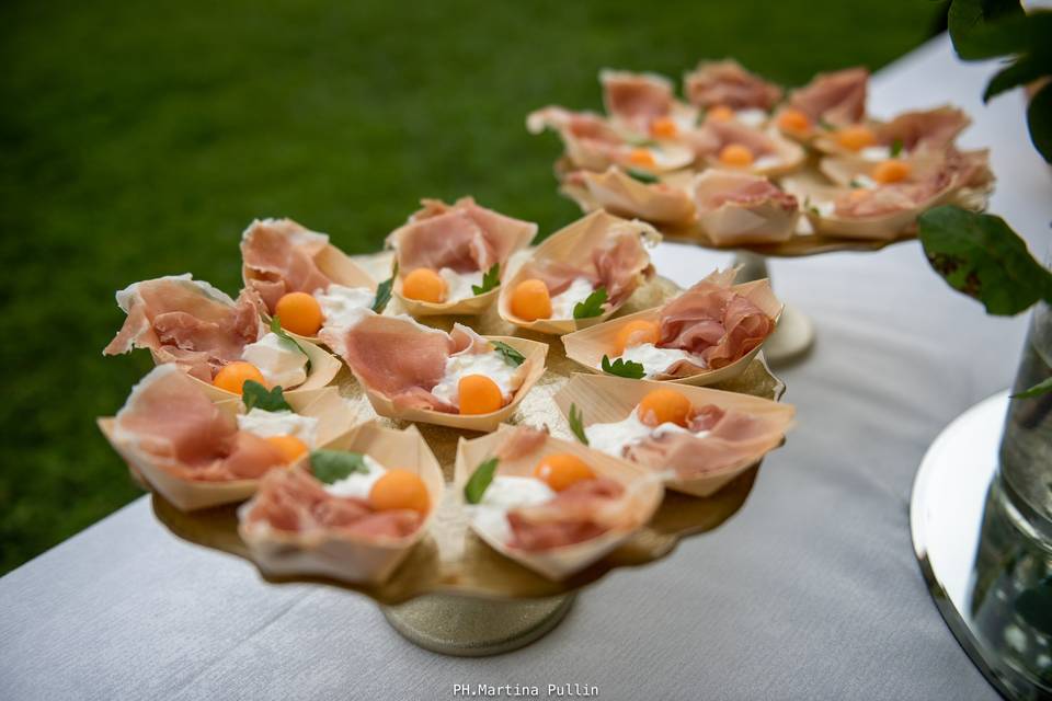 Crudo, burrata e melone