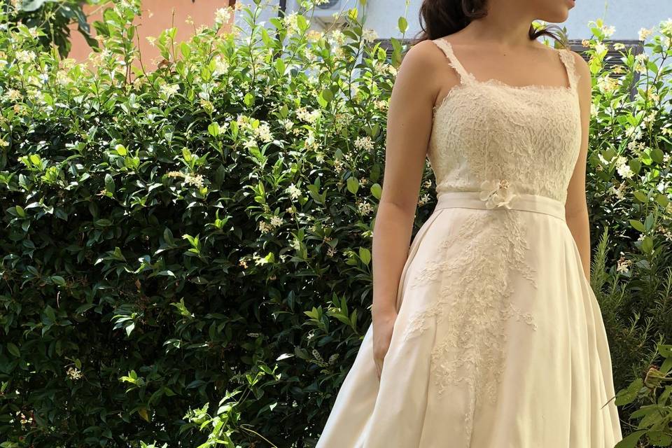 Abito da sposa ampio