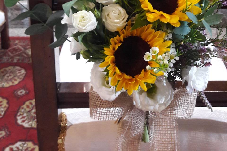 Matrimonio di girasoli