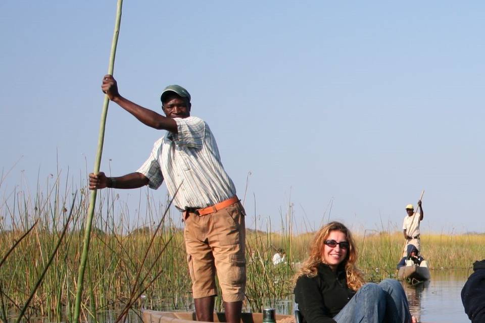 Gabriella in Botswana