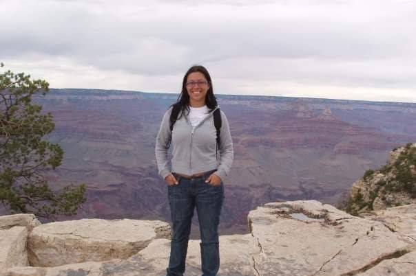 Giorgia nel Grand Canyon