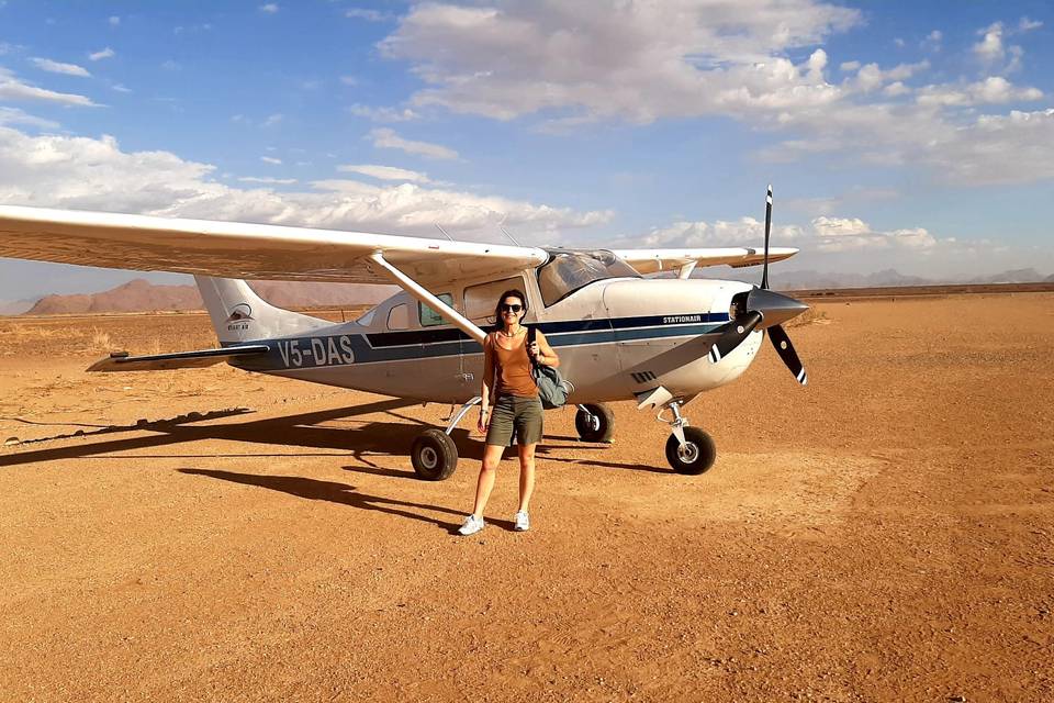 Michela in Namibia