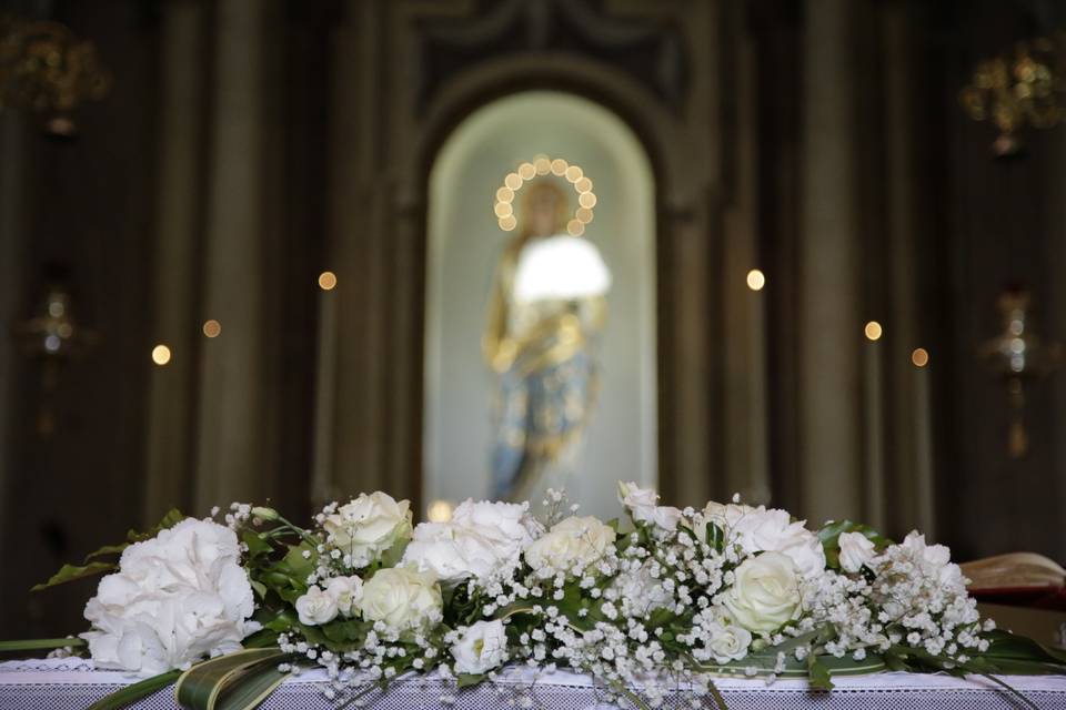 Wedding in white