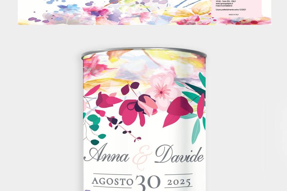 Fiori in Lattina Floreale