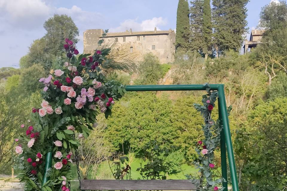 Altalena di fiori