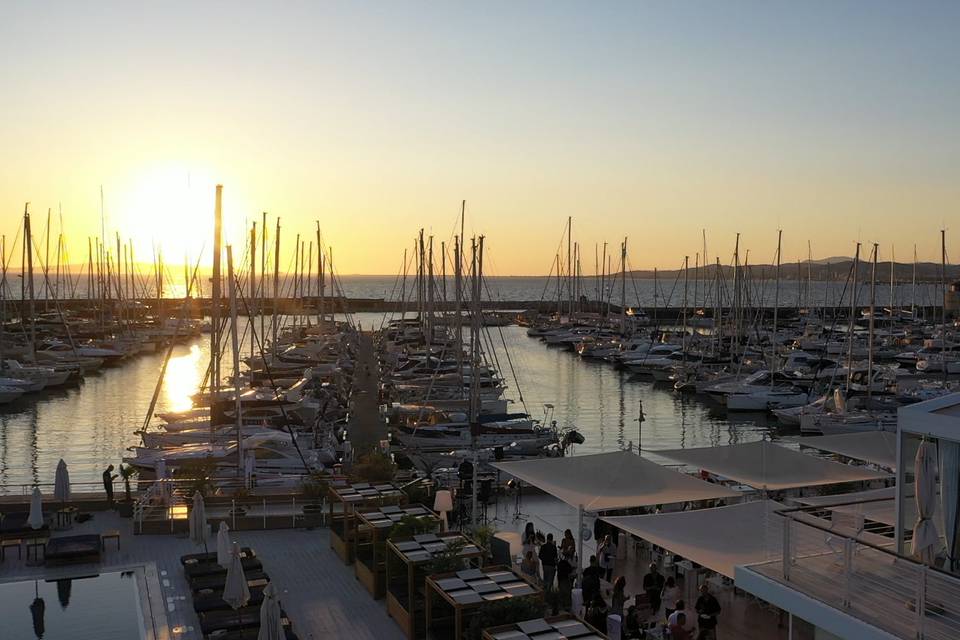 Veduta aerea Yacht Club