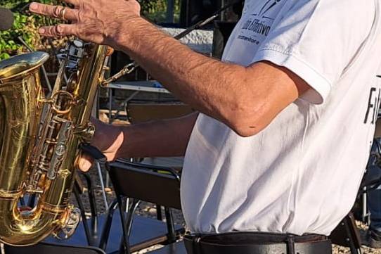 Ricky Sax in Palco