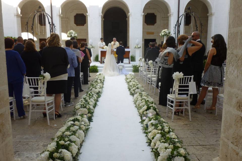 Matrimonio in chiostro