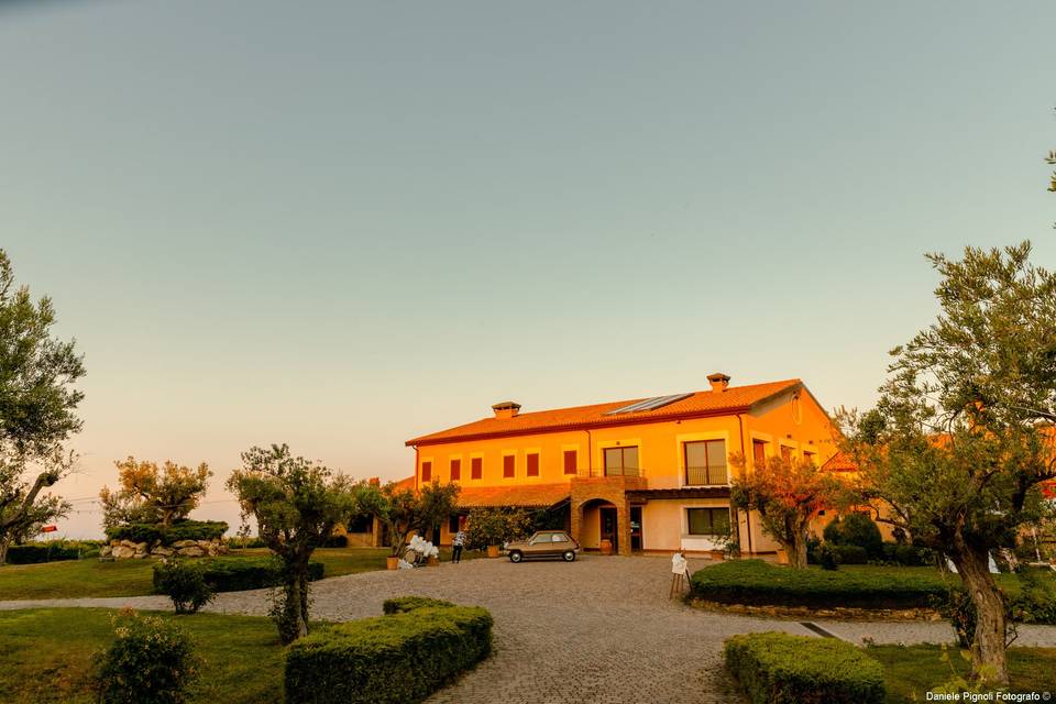 Il giardino al tramonto