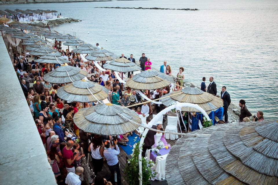 In spiaggia