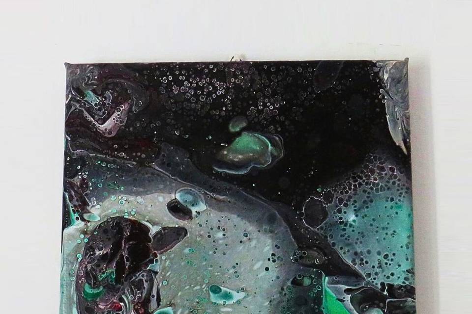 Bomboniera fluid painting