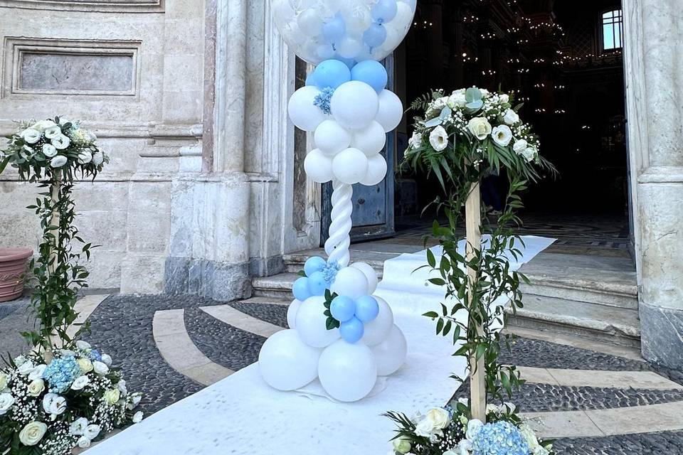 Allestimento con palloncini