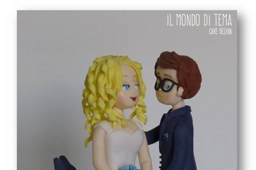 Cake topper sposi