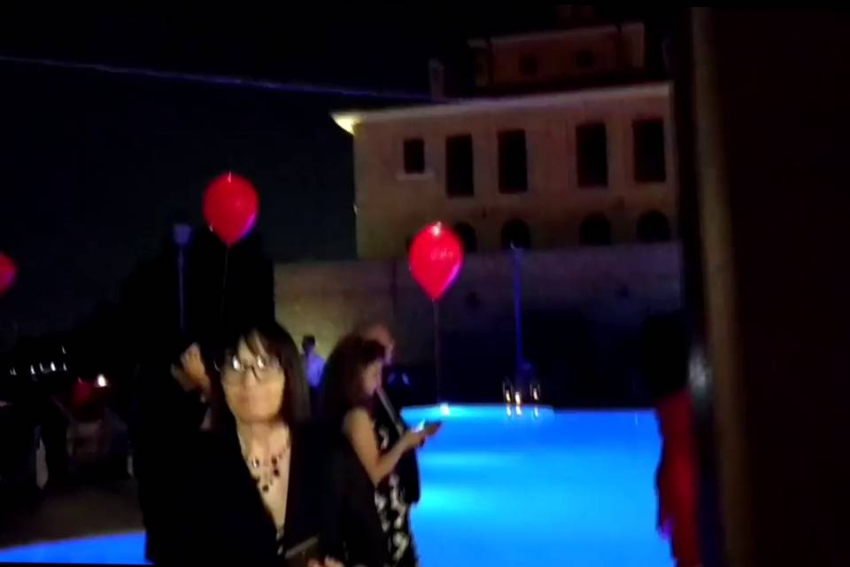 Lancio palloncini led- Giacomo