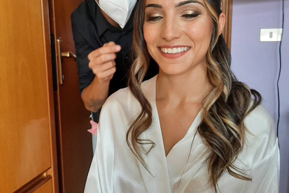 Trucco sposa pelle olivastra