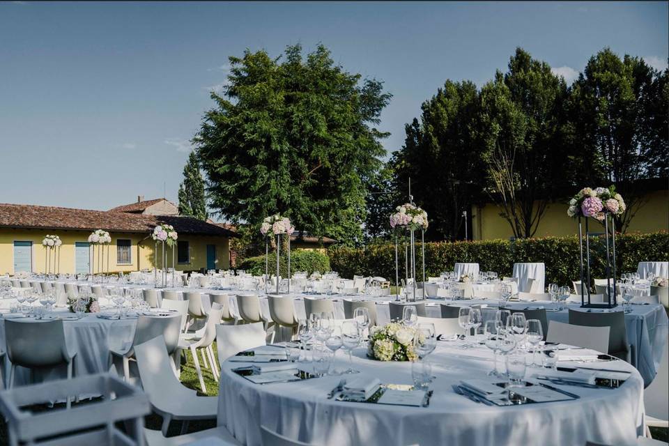 Cena in giardino