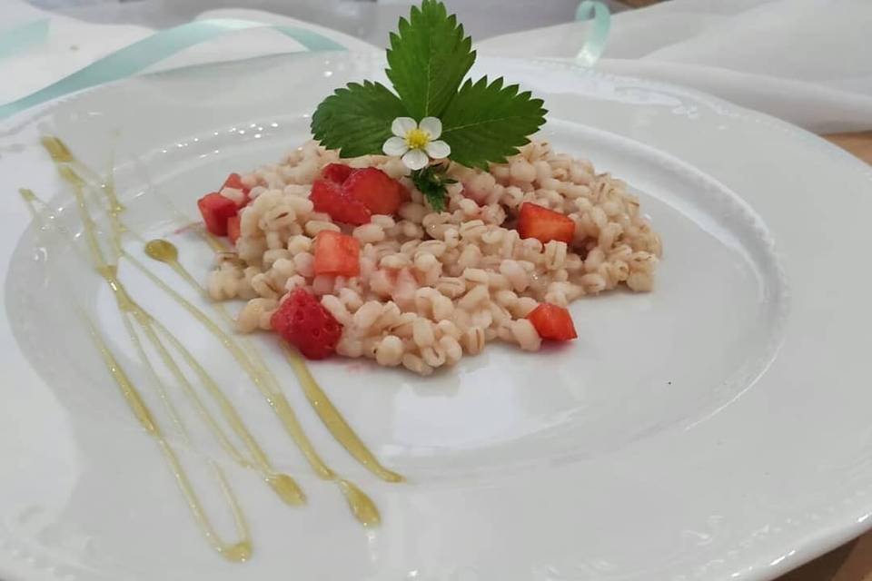 Orzotto alle fragoline
