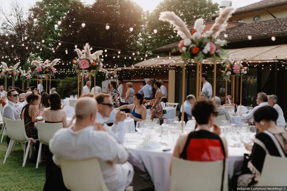 Cena in giardino