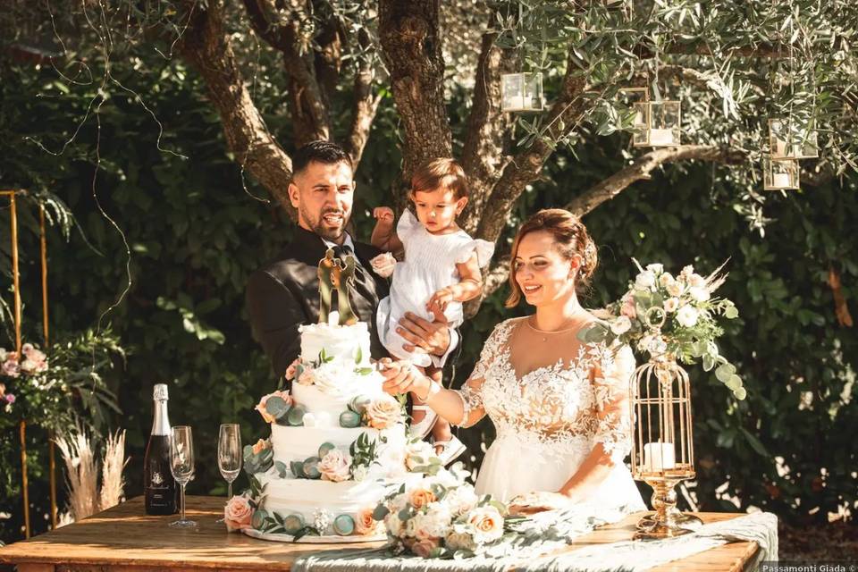 Taglio torta The Forest