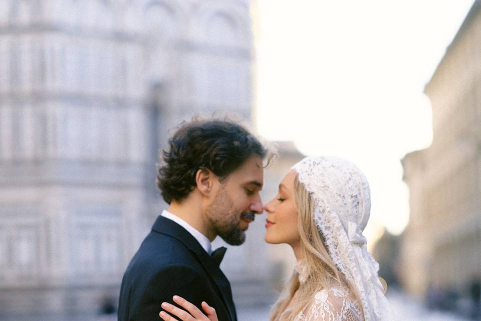 Coppia sposi a Firenze