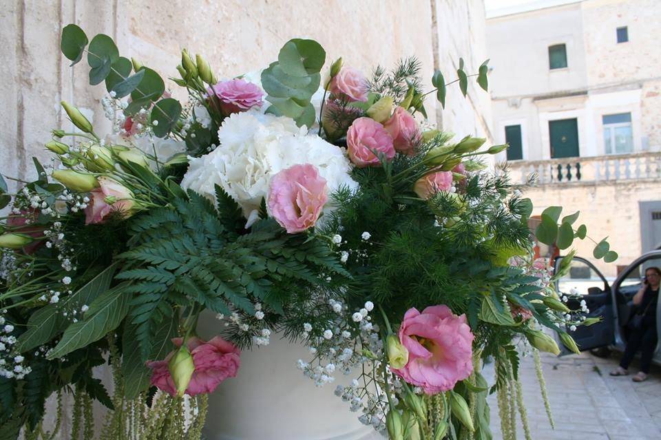 Ortensie lisianthus eucalipto