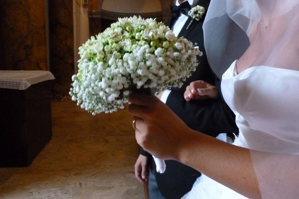 Fiori d'arancio e gypsophila