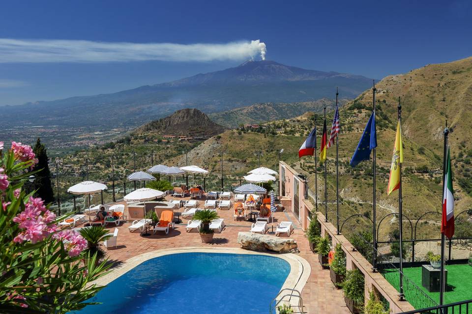 Terrazzo vista Etna