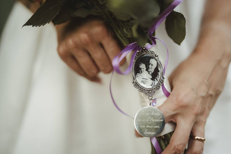 Wedding Bouquet Memorial Charm