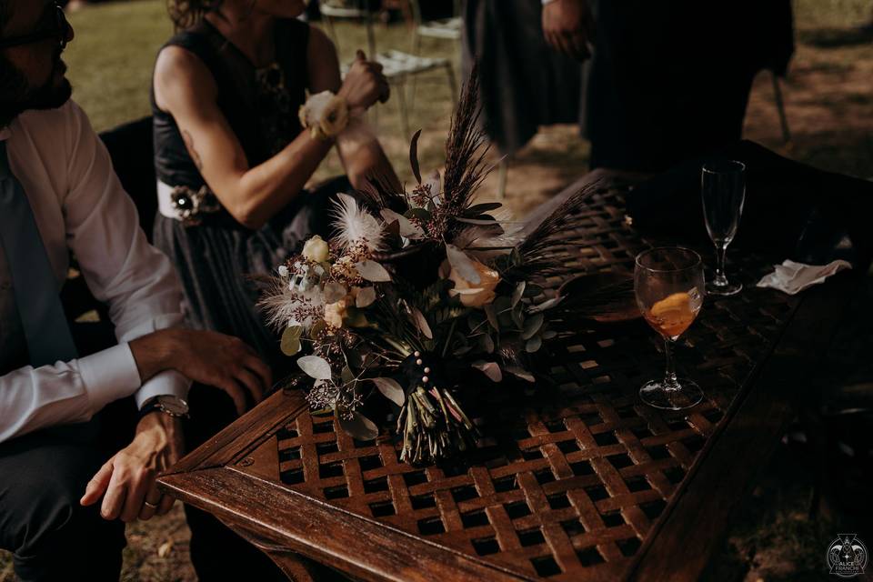 Bride bouquet e spritz