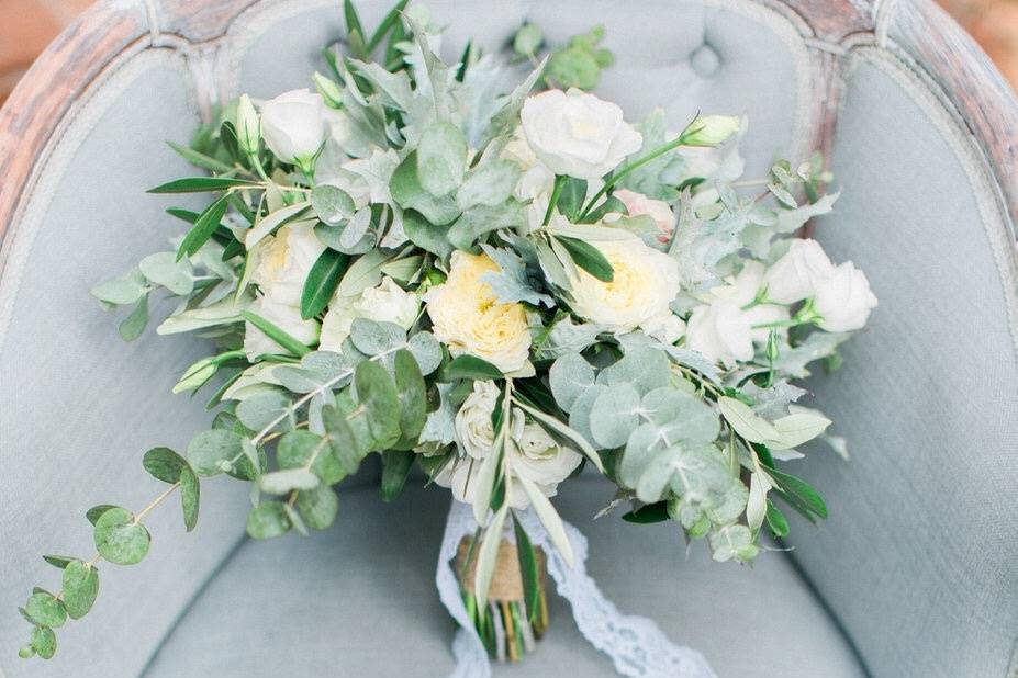 Bouquet sposa stile inglese