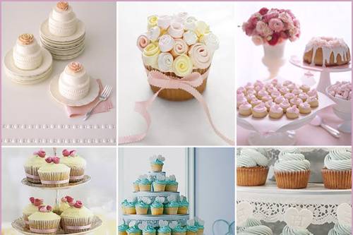 Progettazione torte, mini wedding cake e cupcakes