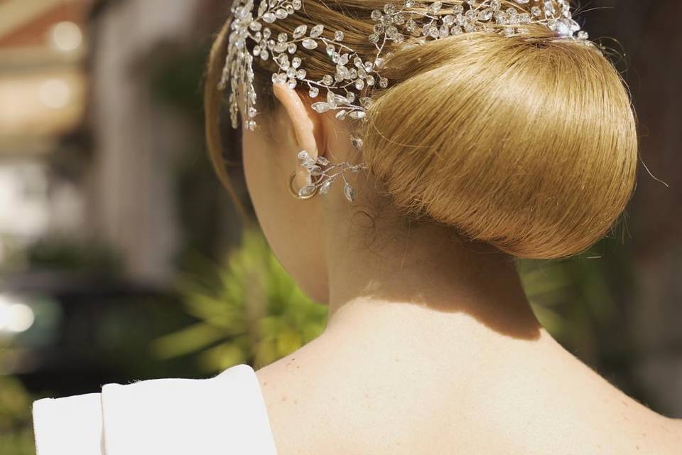 Chignon elegante