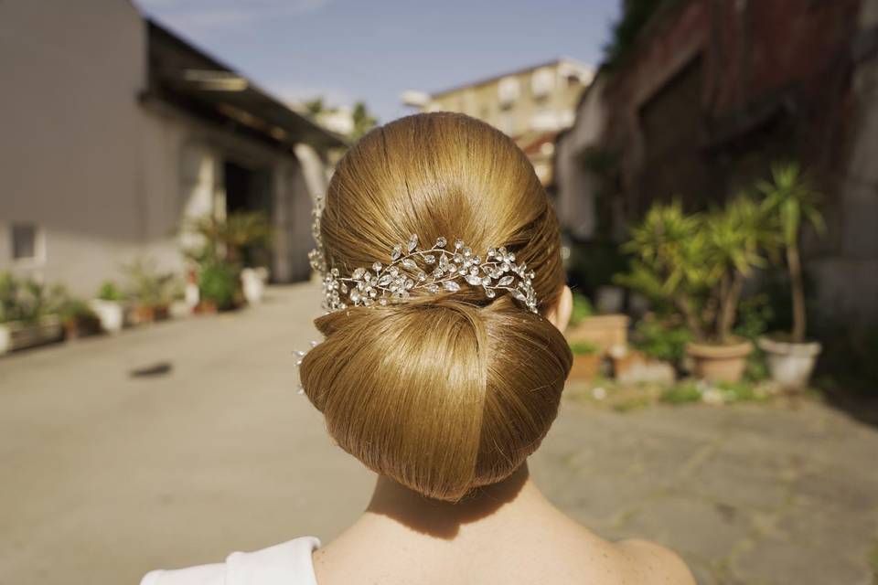 Chignon elegante