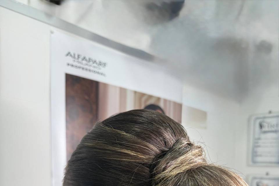 Chignon elegante