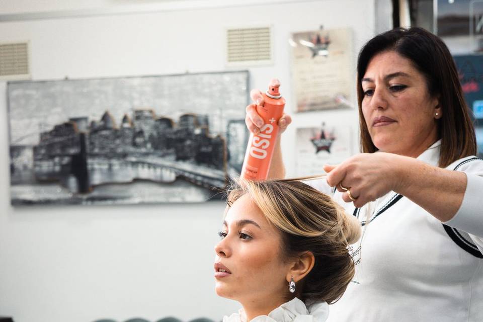 Applicazione della lacca