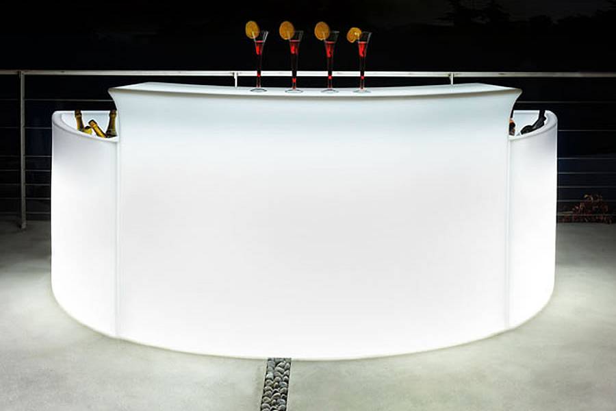Bancone bar luminoso
