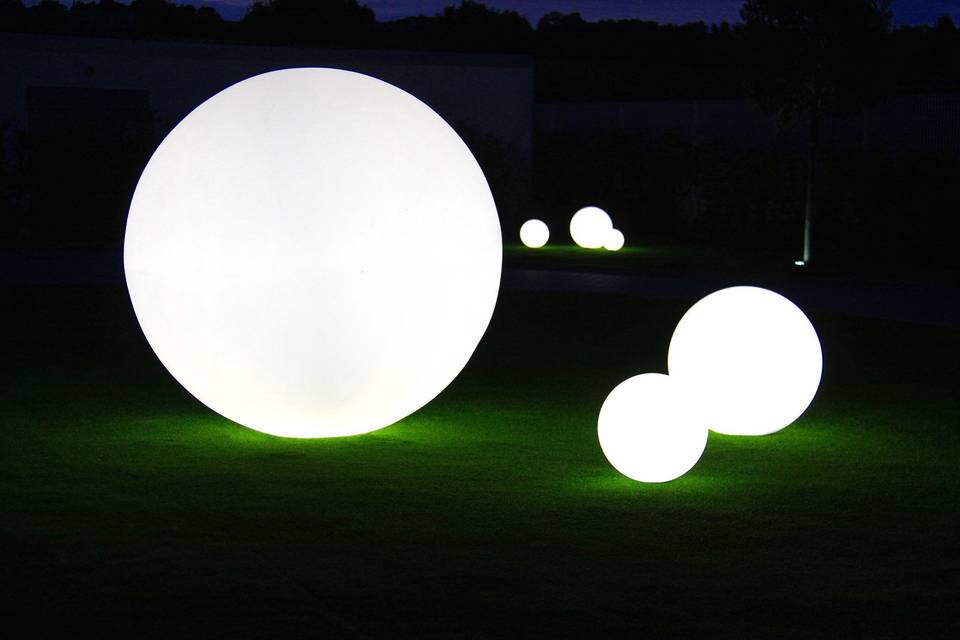 Sfere Luminose Misure Varie