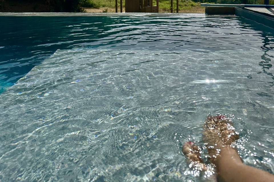 La piscina a sfioro