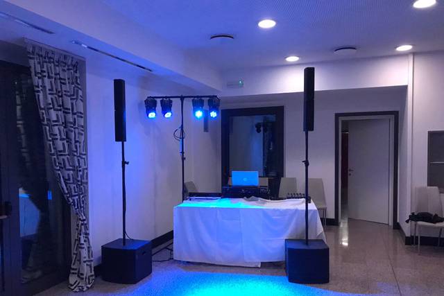 Impianto audio e luci base