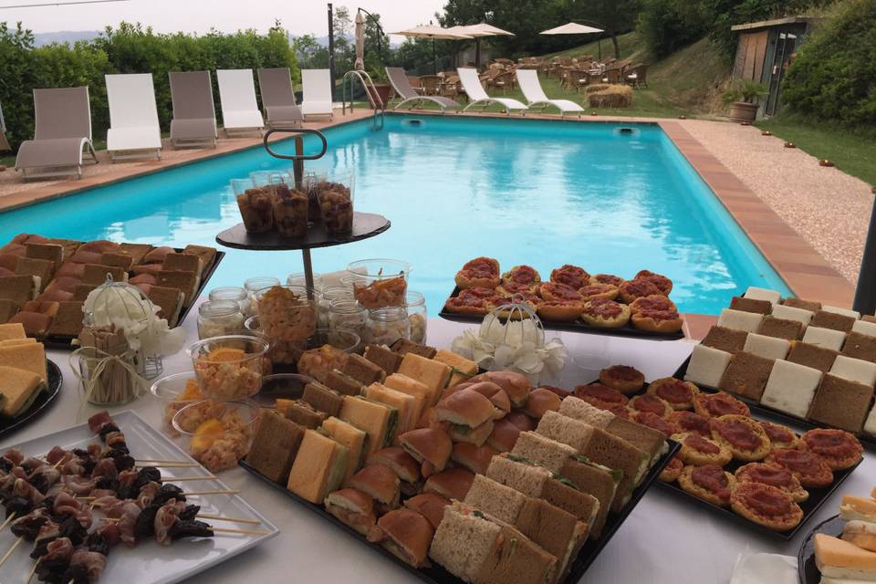 Buffet piscina