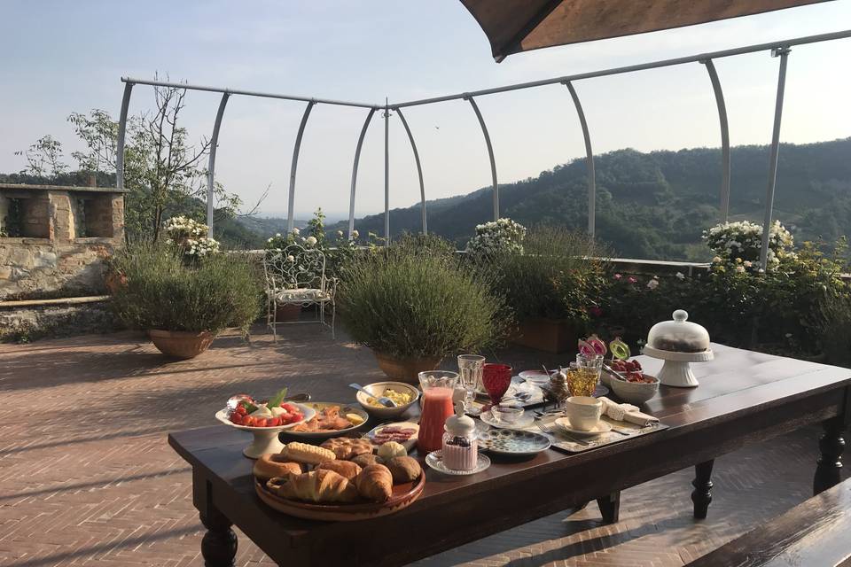 Colazione con vista!