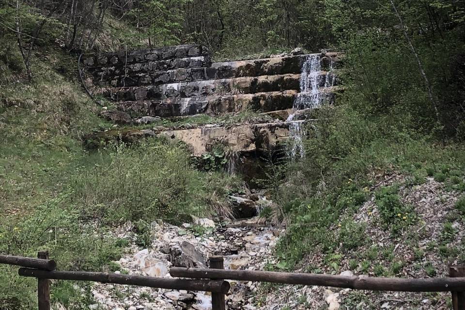 Cascata vicino apiario